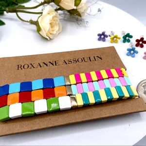 Roxanne Assoulin BRACELET Set Bracelet With Free Flowers Studs Set firm price